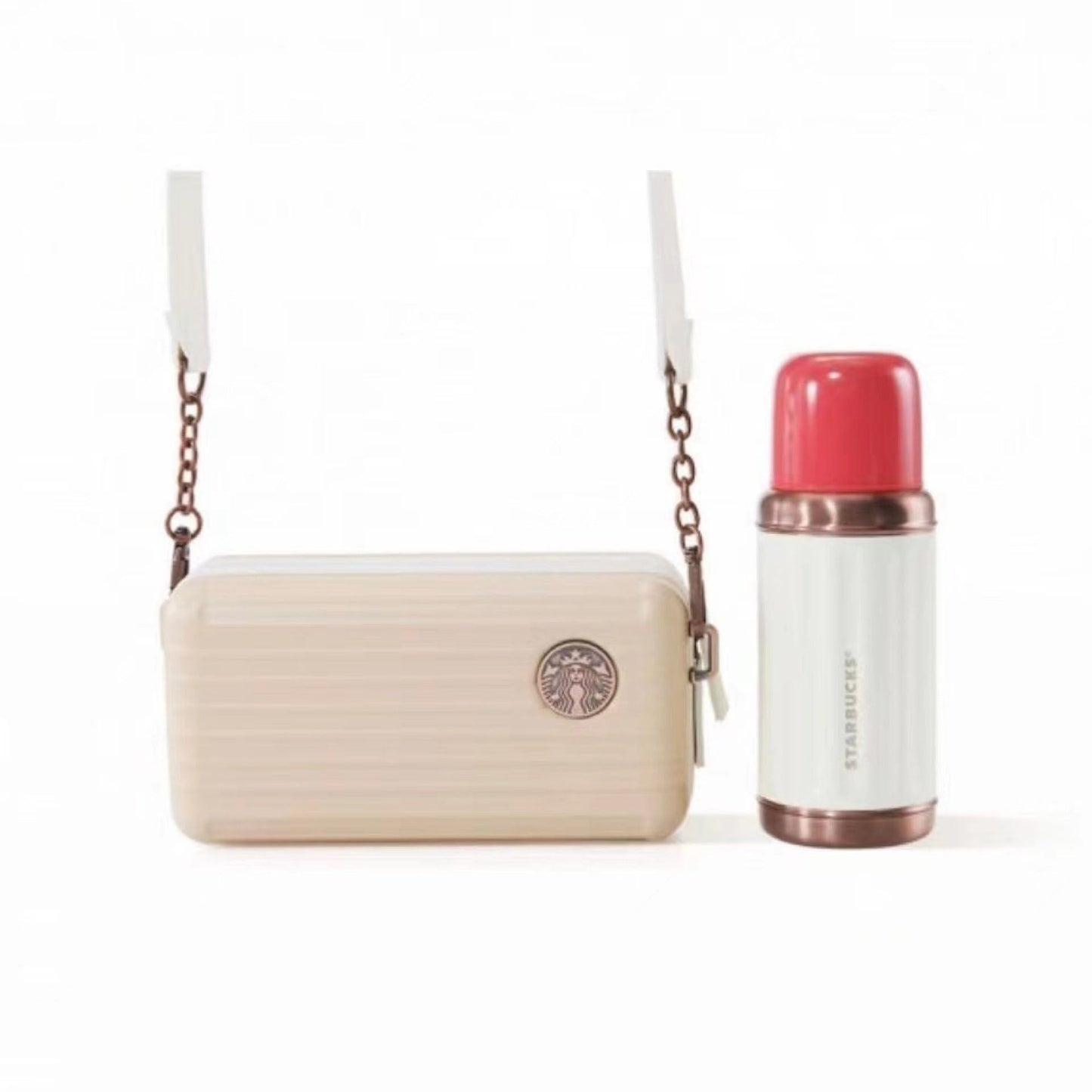 Starbucks China 2022 Xmas-2nd series Thermos SS cup 355ml with bag Starbucks loveinstarbucks