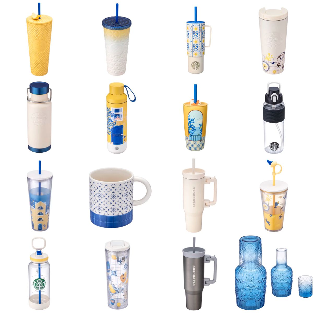 Starbucks Taiwan 2025 Summer Mediterranean Style Series