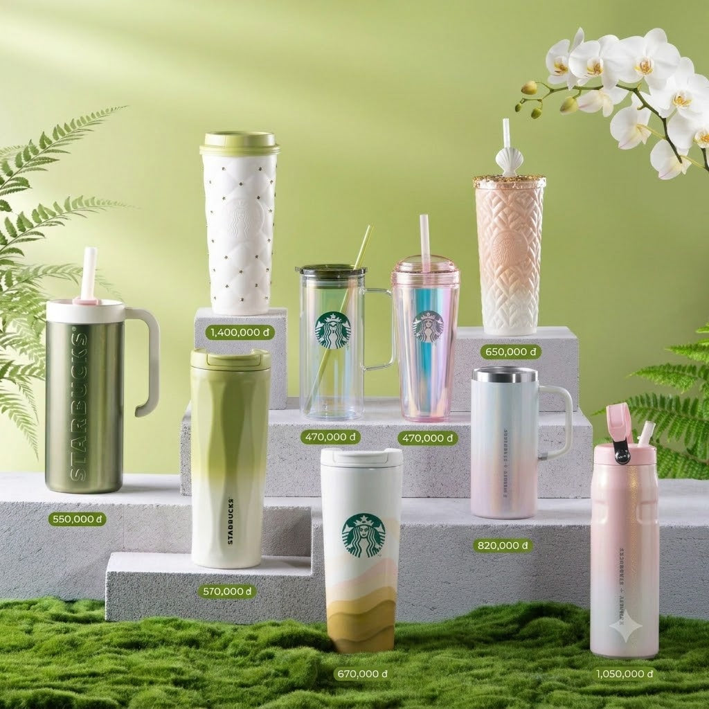Starbucks Vietnam 2026 TROPICAL WHIMSY series