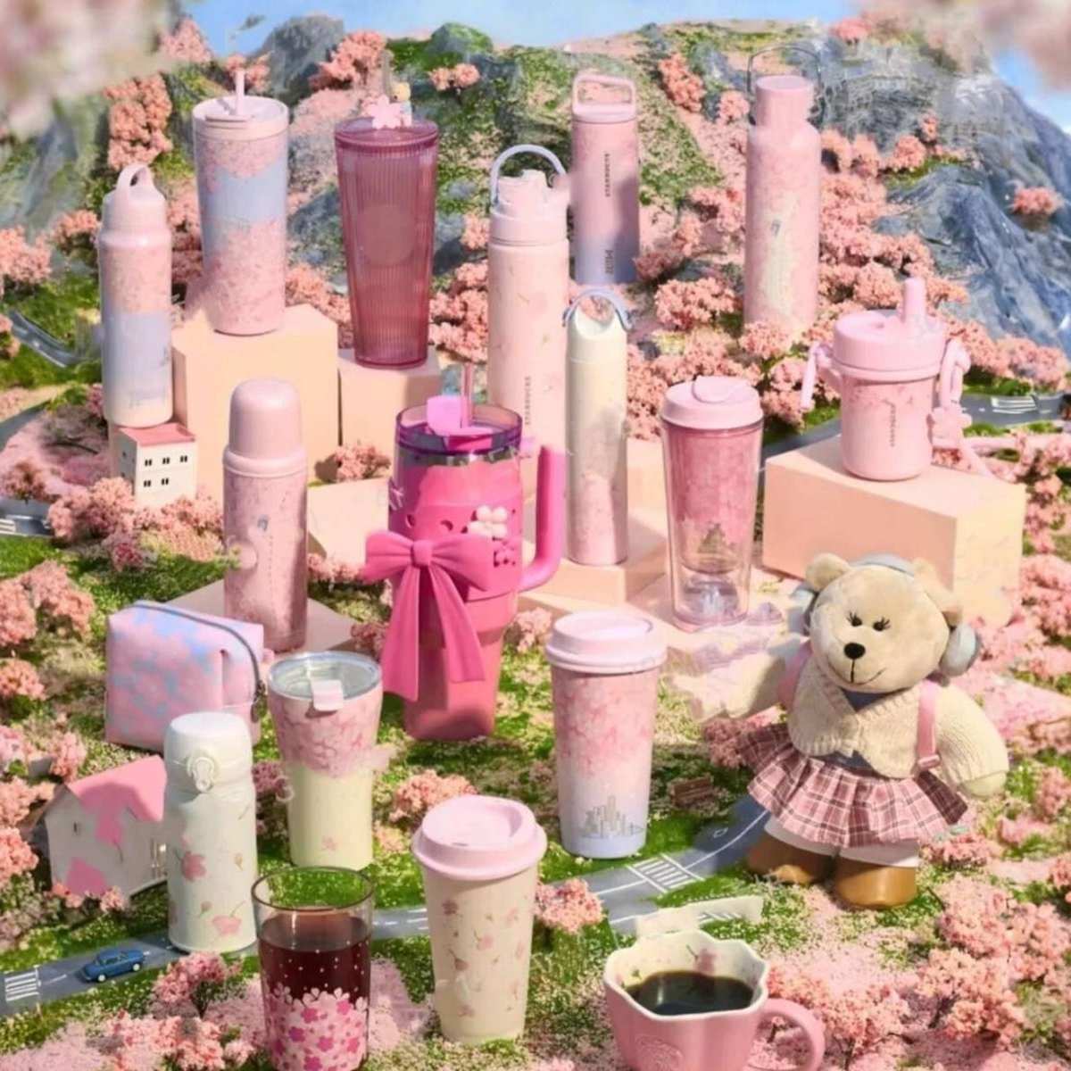 Starbucks China 2025 Sakura Series