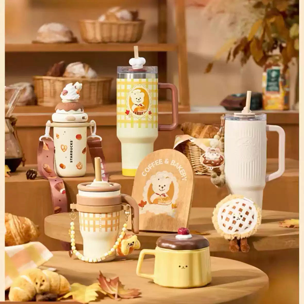 Starbucks China 2025 Bear Dessert House Series