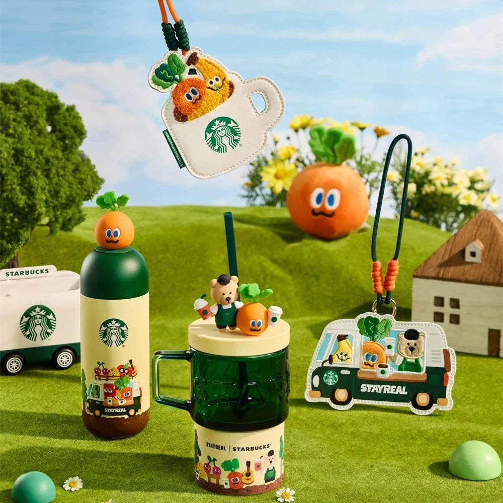 Starbucks China 2025 and STAYREAL co-brand carrot series