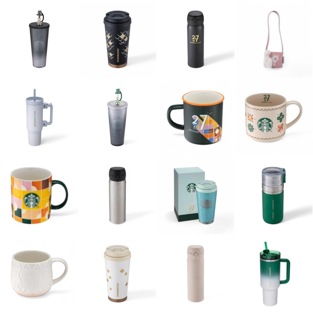 Starbucks Taiwan 2025 27th Anniversary series