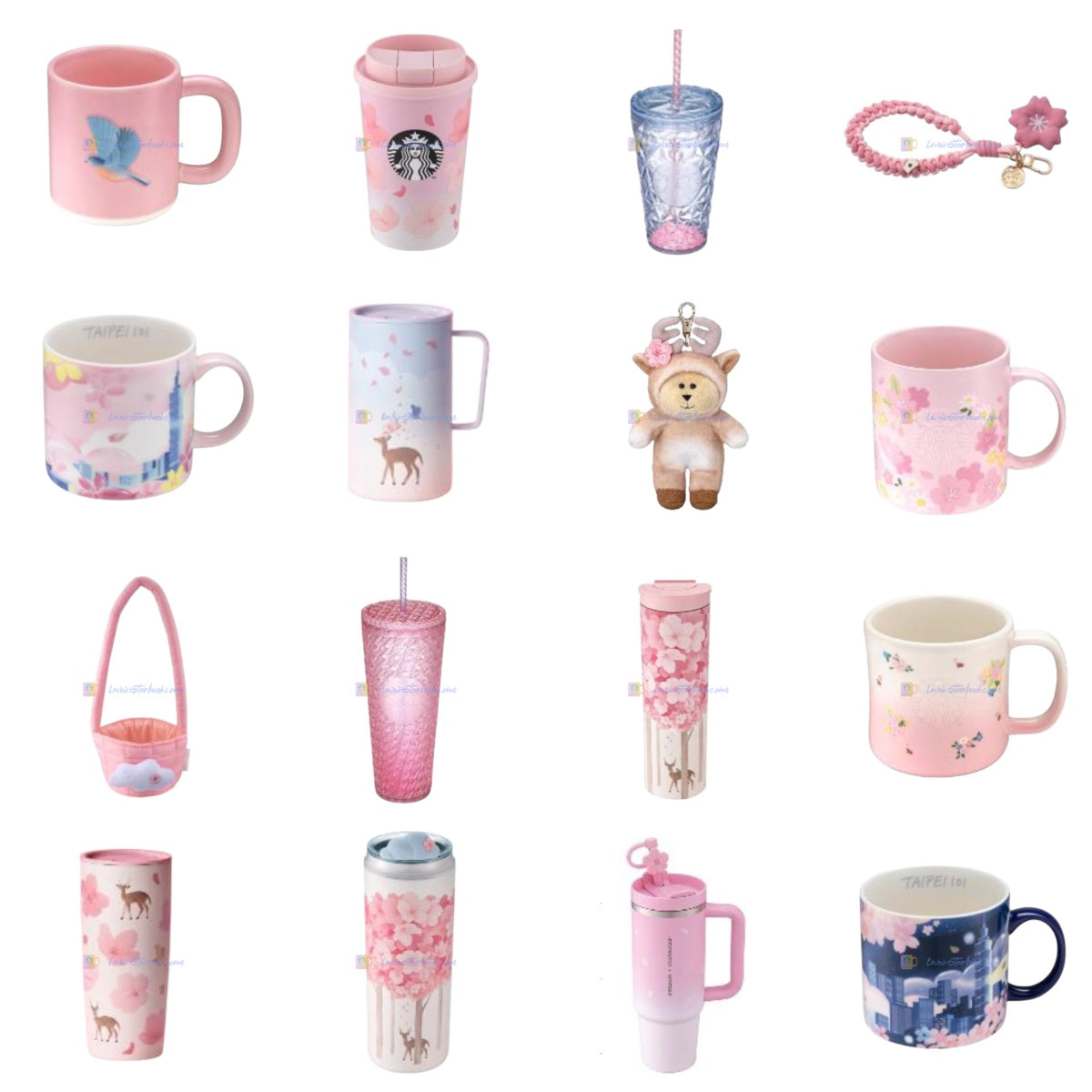 Starbucks Taiwan 2025 Sakura series