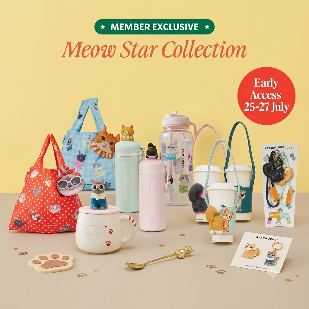 Starbucks Asia 2026 Purrs of Joy Series