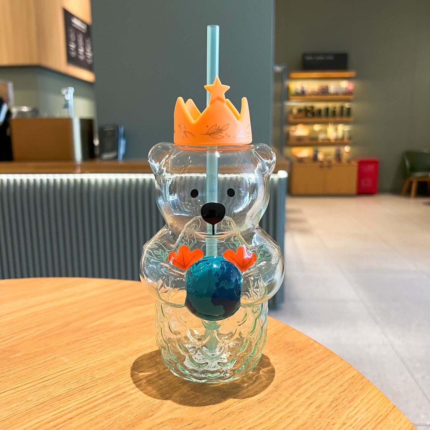 Starbucks Starbucks Hongkong Japan 2023 Protecting Marine Series bearista bear glass Starbucks loveinstarbucks