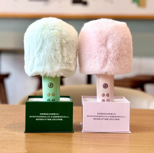 Starbucks 2024 China Bluetooth USB charging Lollipop shaped microphone for KTV Starbucks loveinstarbucks