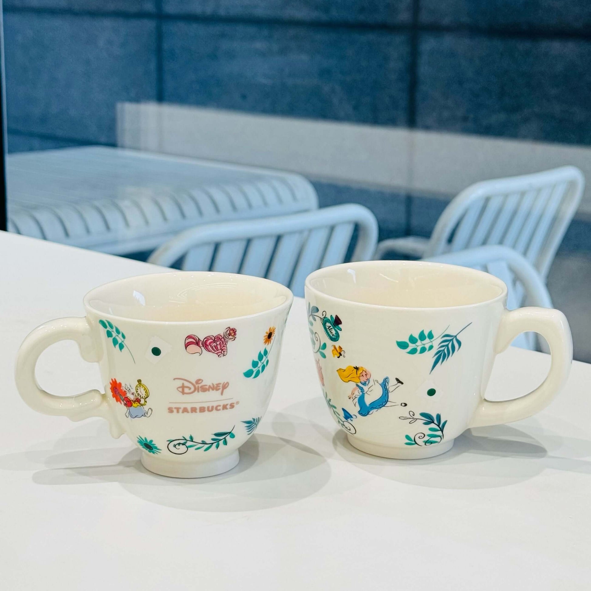 Starbucks Disney 2024 Alice series two mugs set giftbox 200ml & 260ml loveinstarbucks loveinstarbucks