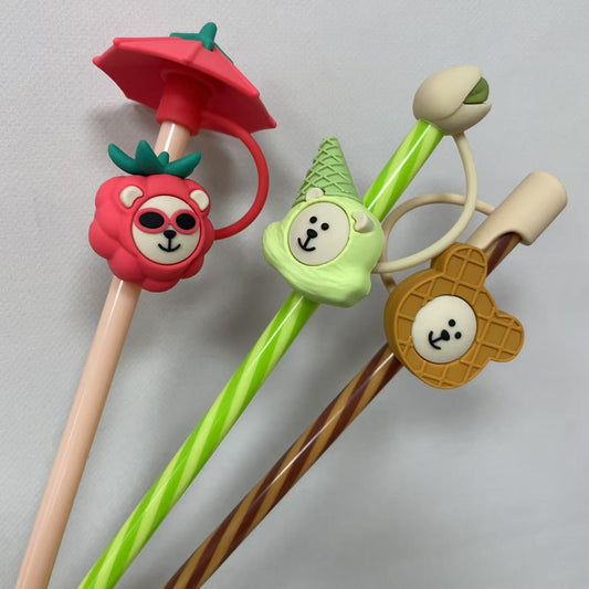Starbucks straws and Topper a set