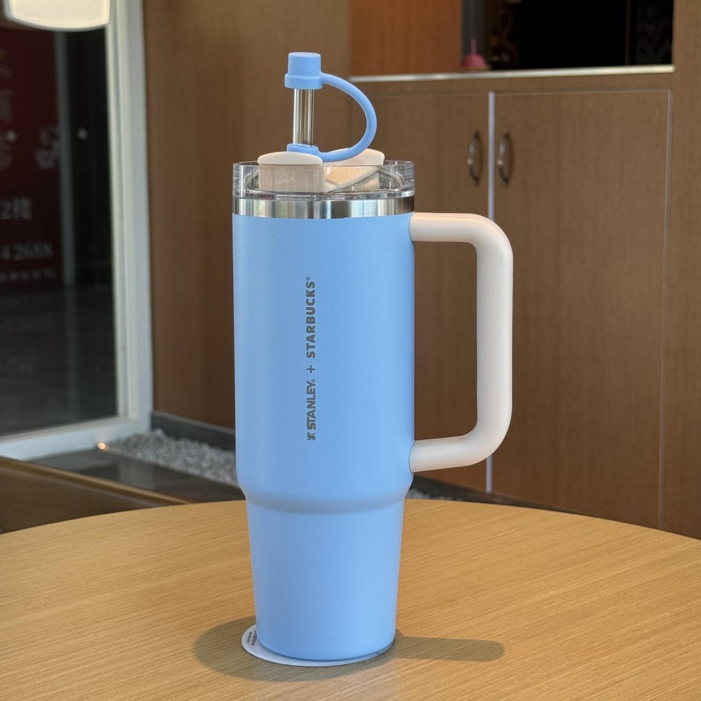 Starbucks China 2024 Dopamine2 Series Stanley BLUE Stainless steel Straw cup 30oz Starbucks loveinstarbucks