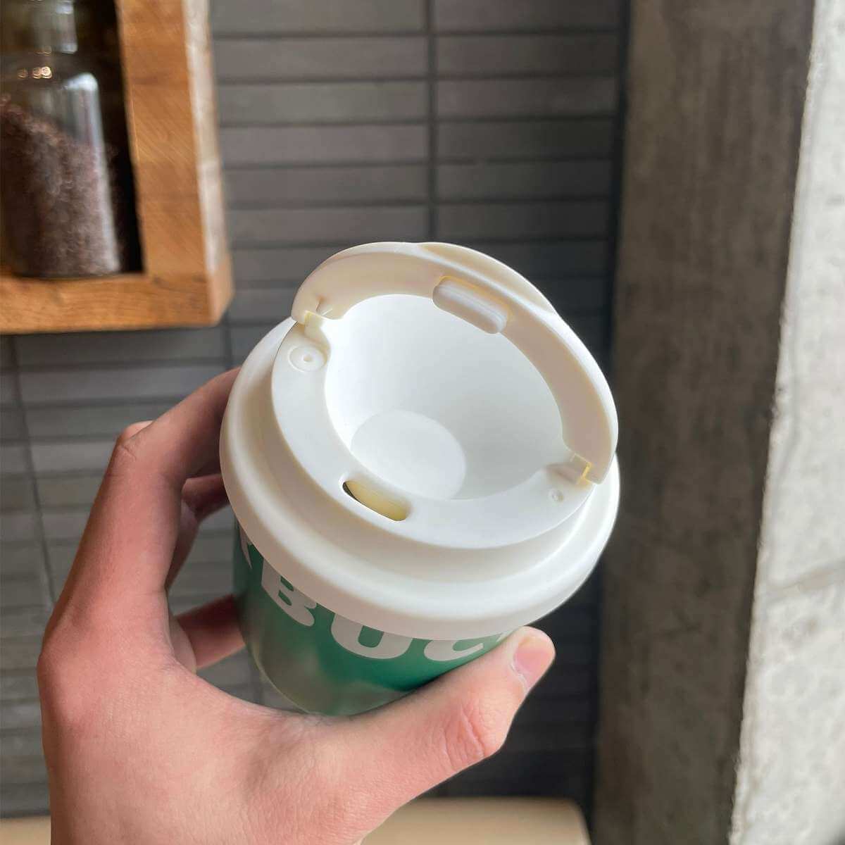 Starbucks China 2024 Coffee grounds and Lively green stainless steel cup 280ml loveinstarbucks loveinstarbucks