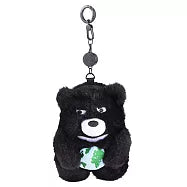 Starbucks Taiwan 2026 Summer Season1 Series Black Bear ID Coin Purse