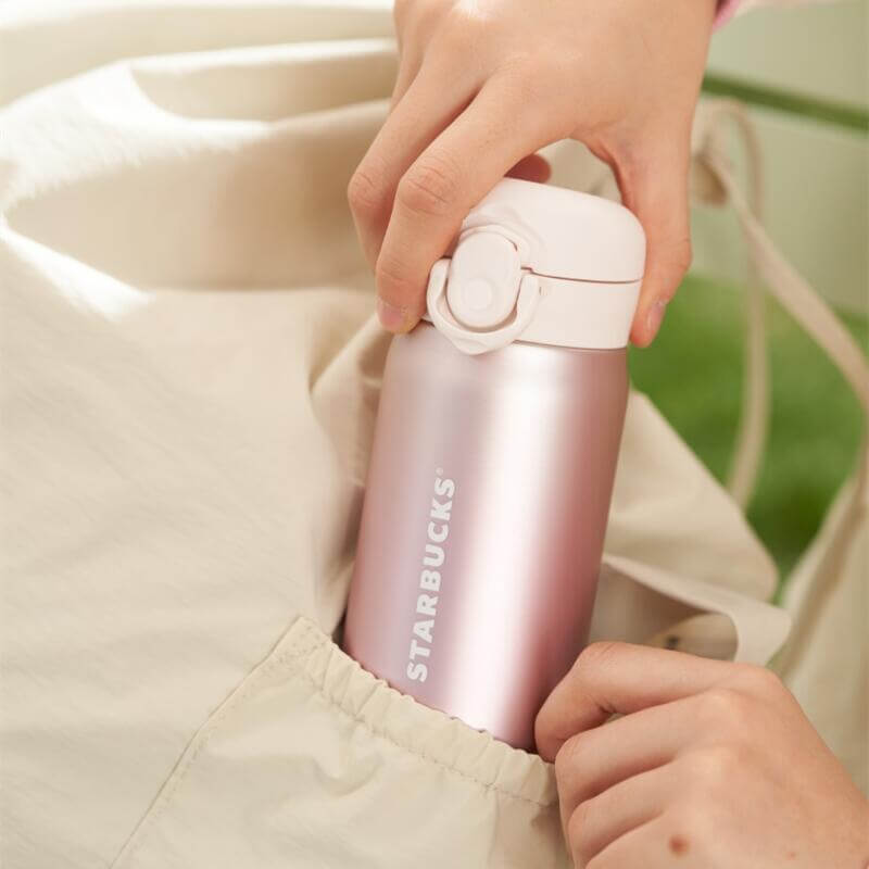 Starbucks China 2024 spring walk series Sakura stainless steel cup Starbucks loveinstarbucks