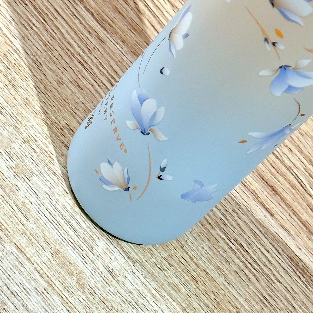 Starbucks China 2023 Shanghai Workshop 6th Anniversary White Magnolia Series light blue Stainless Steel Cup 310ml Starbucks loveinstarbucks