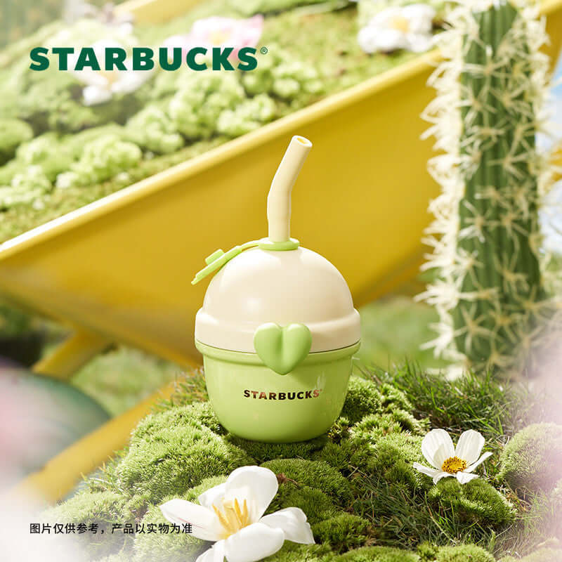 Starbucks China 2024 Succulent series stainless steel straw cup 370ml loveinstarbucks loveinstarbucks