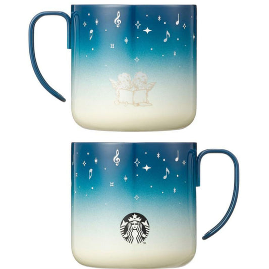 Starbucks Korea 2023 Christmas 2nd series- 9# Blue gradient mug loveinstarbucks loveinstarbucks