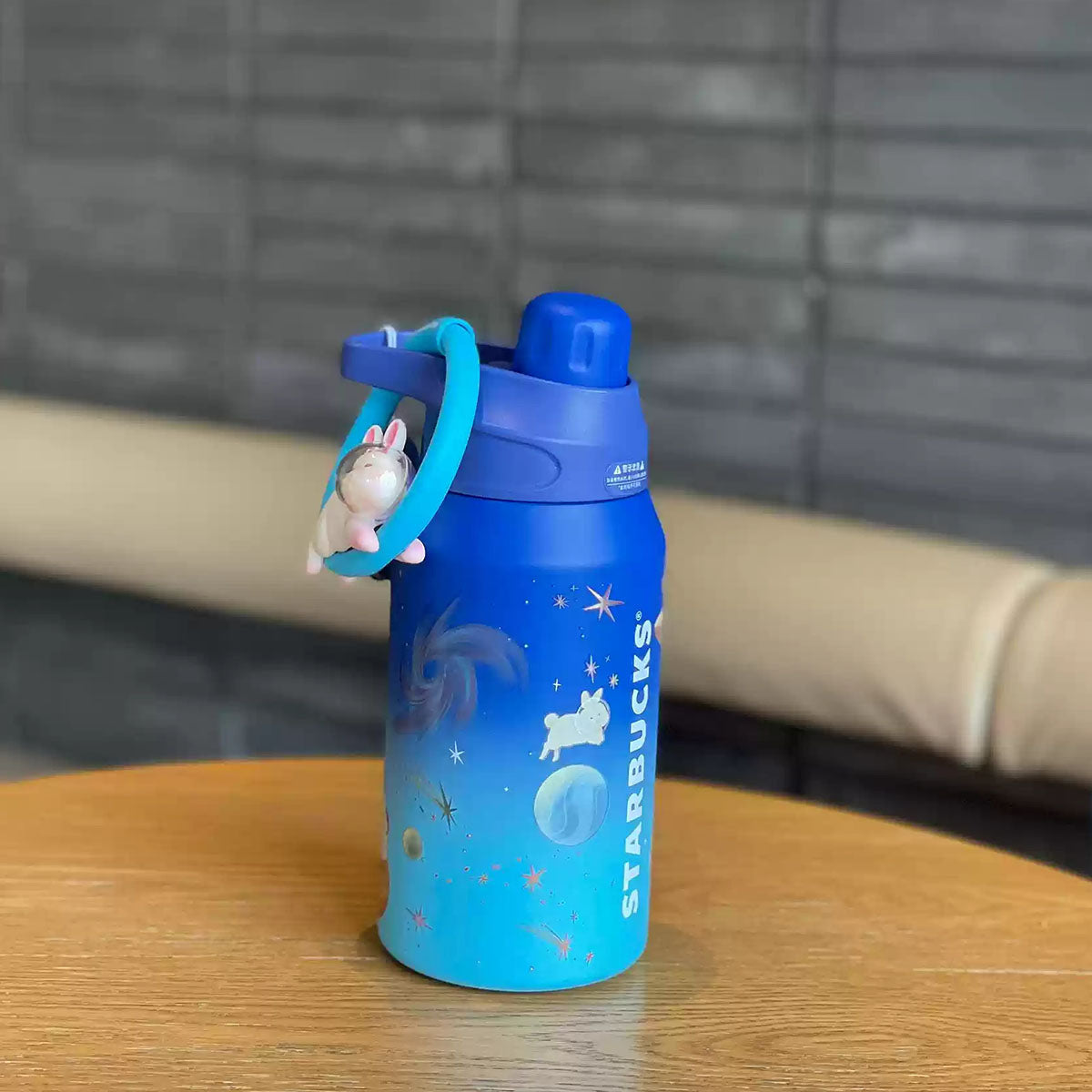 Starbucks China 2024 Autumn Reunion Under the Full Moon blue Ombre Stainless steel cup Starbucks loveinstarbucks