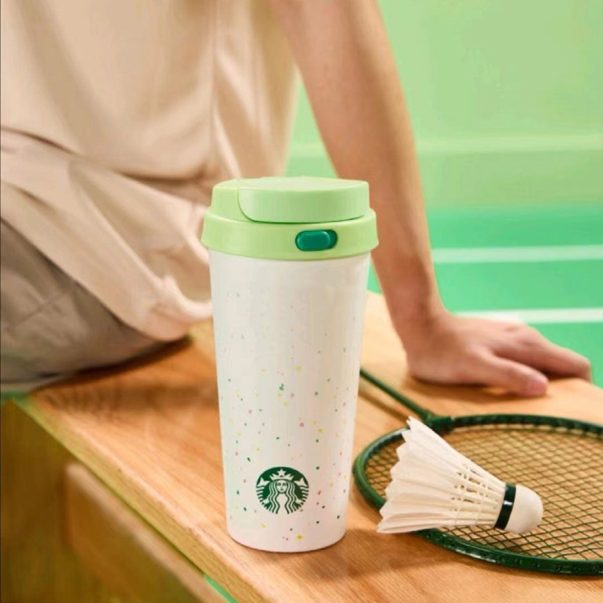 Starbucks China 2024 Badminton Series Stainless steel table cup 473ml Starbucks loveinstarbucks