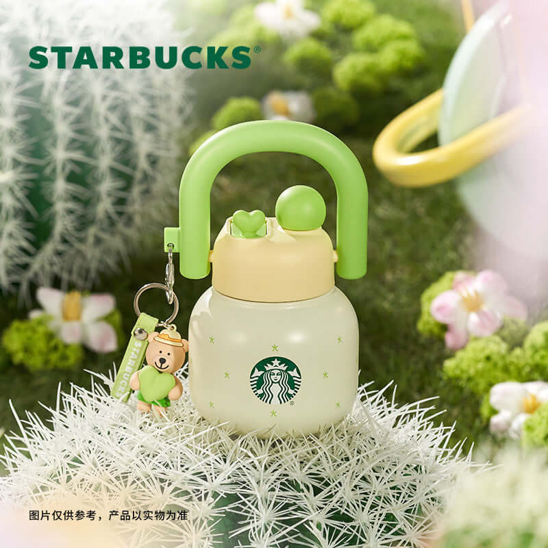 Starbucks China 2024 Succulent series Double drinking mouth stainless steel cup 650ml loveinstarbucks loveinstarbucks
