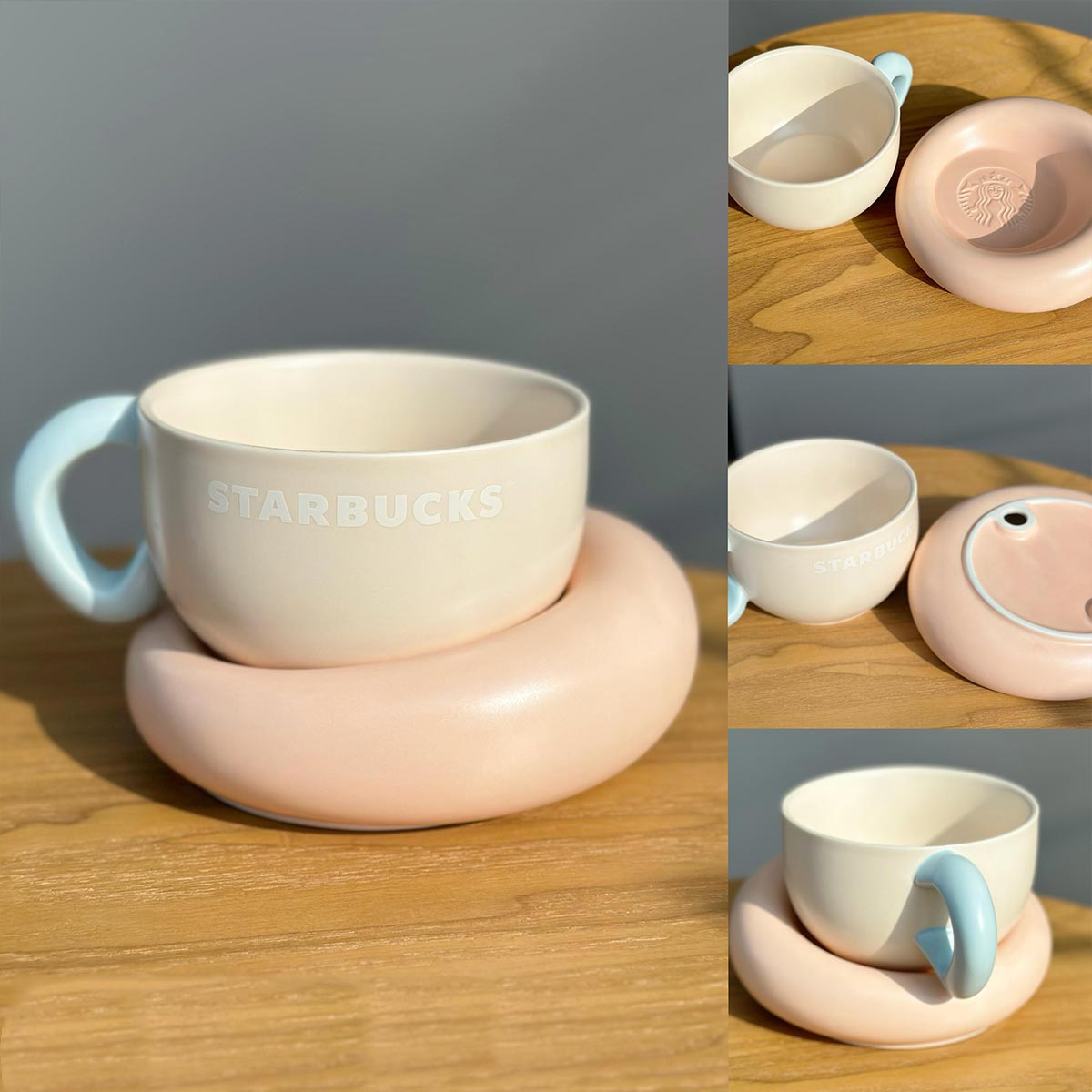 Starbucks tumbler China 2023 Natural series ceramic mugs and plates 350ml Starbucks loveinstarbucks