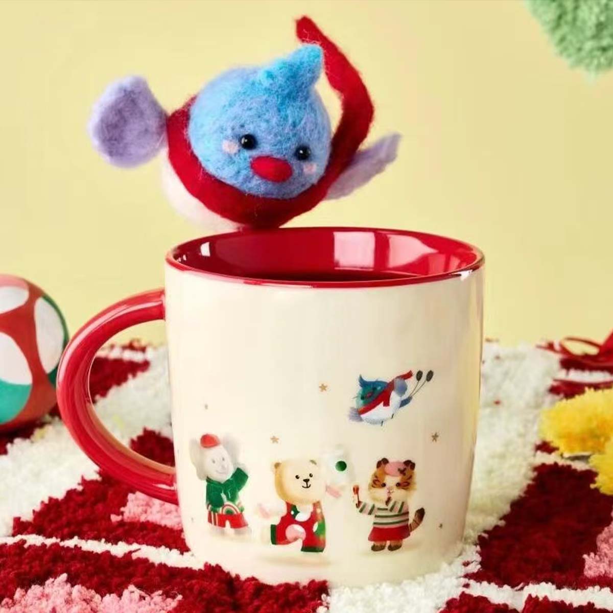 Starbucks China 2024 Christmas cute Winter bearista friends mug 355ml Starbucks loveinstarbucks