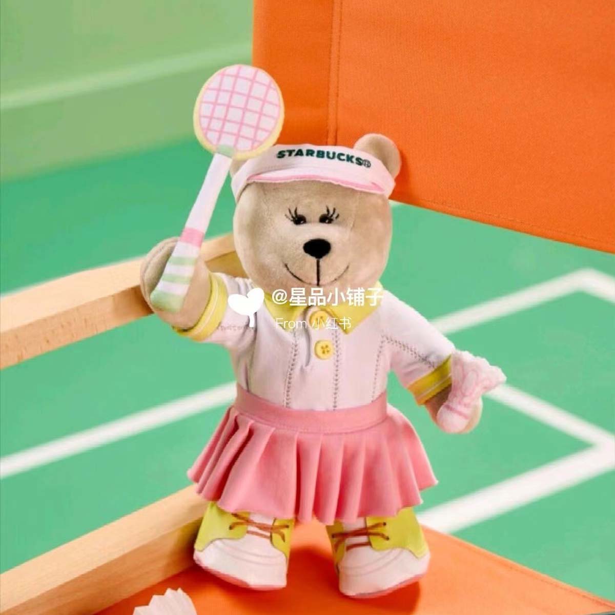 Starbucks China 2024 Badminton Series bearista doll Starbucks loveinstarbucks