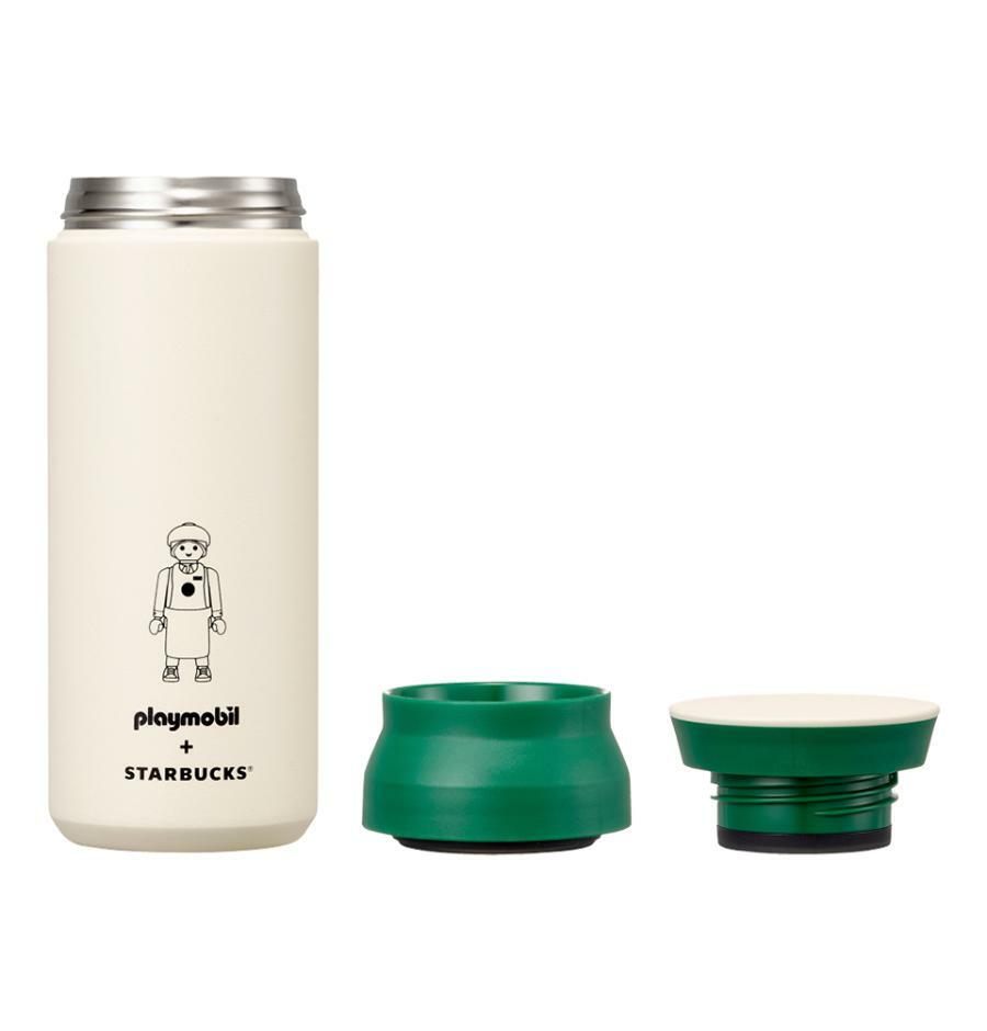 Starbucks Korea 2024 playmobil co-brand white Stainless steel cup 500ml Starbucks loveinstarbucks