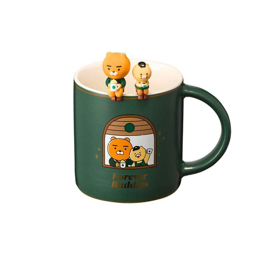 Starbucks Korea 2024 kakaofriends co-brand yellow mug 355ml loveinstarbucks loveinstarbucks