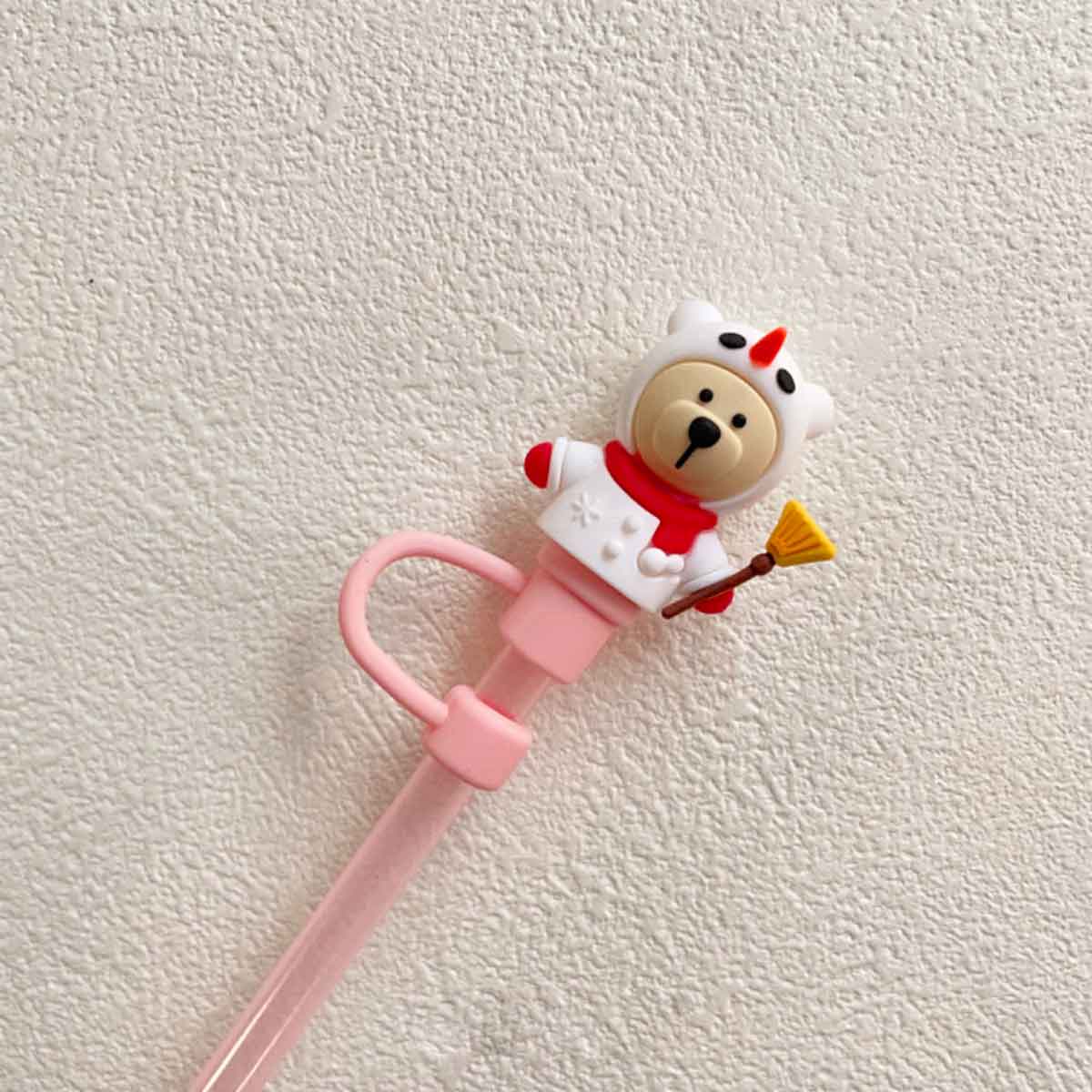 Not Starbucks product, White snowman Bear Topper, ONLY topper ,DONOT include Straw , DONOT sell alone loveinstarbucks loveinstarbucks