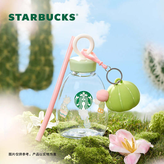 Starbucks China 2024 Succulent series plastic cup 473ml coming with ornament and straw Starbucks loveinstarbucks