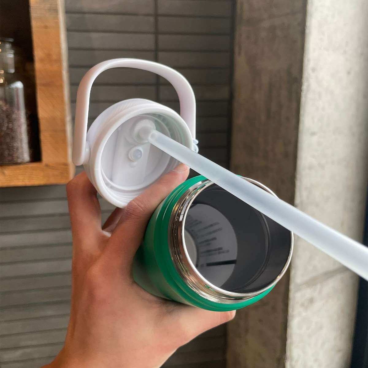 Starbucks China 2024 Coffee grounds and Lively green stainless steel cup 580ml loveinstarbucks loveinstarbucks