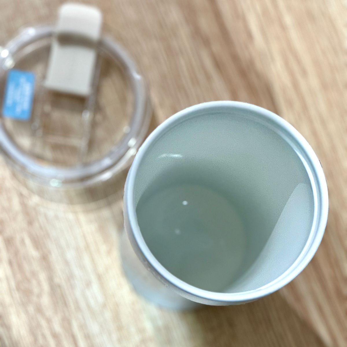 Starbucks China 2023 Shanghai Workshop 6th Anniversary White Magnolia Series blue Stainless Steel Cup 350ml Starbucks loveinstarbucks