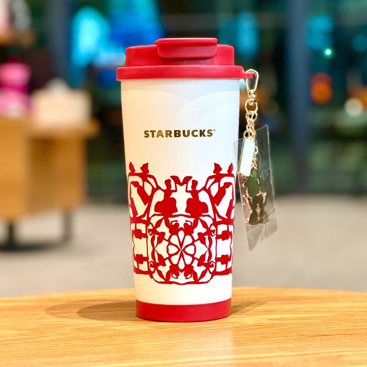 Starbucks China 2023 Andersen paper-cut series Double drinking spout stainless steel cup 480ml Starbucks loveinstarbucks