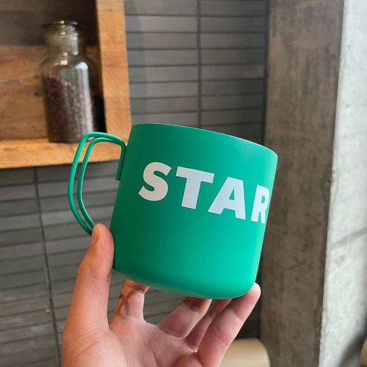Starbucks China 2024 Coffee grounds and Lively green camping stainless steel cup 473ml loveinstarbucks loveinstarbucks