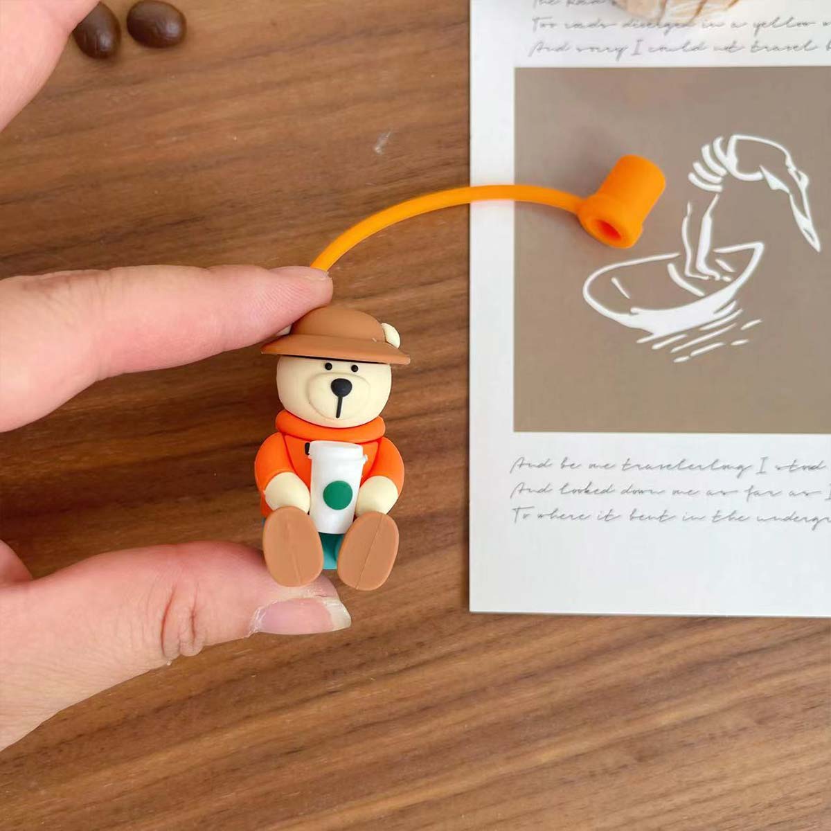 Not Starbucks product, Farmer Bear Topper, ONLY topper ,DONOT include Straw , DONOT sell alone loveinstarbucks loveinstarbucks