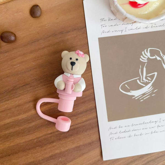 Not Starbucks product, Pink sakura Bear Topper, ONLY topper ,DONOT include Straw , DONOT sell alone loveinstarbucks loveinstarbucks