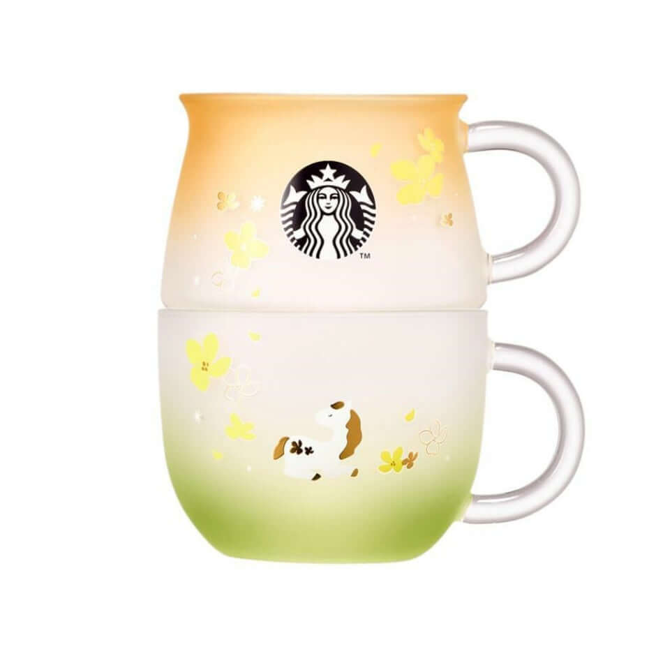 Starbucks Korea 2024 jeju island two glass set loveinstarbucks loveinstarbucks