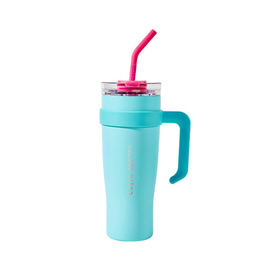COSTA Blue stainless steels straw cup 1.25L COSTA loveinstarbucks