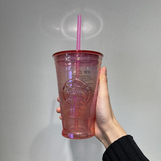 Starbucks tumbler China Summer pink Classic Glass Straw siren straw cold glass 16oz Starbucks loveinstarbucks