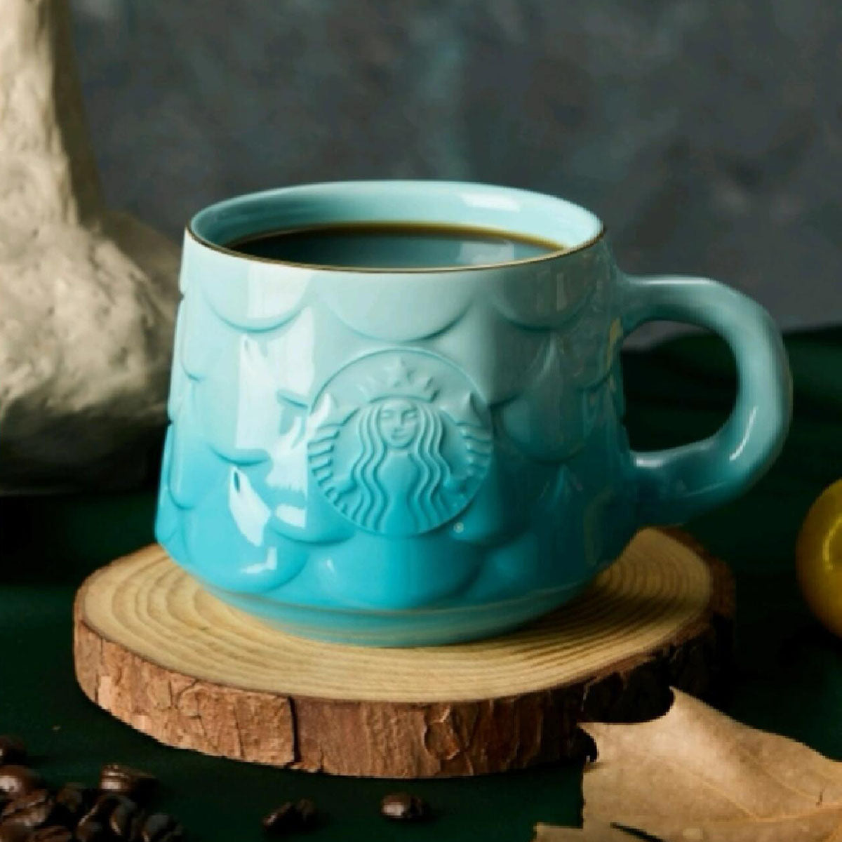 Starbucks China 2024 25th Anniversary Autumn Blue ceramic mug 420ml Starbucks loveinstarbucks