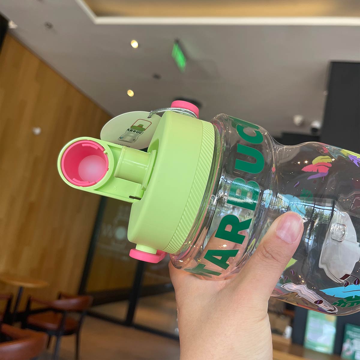 Starbucks China 2023 Music Carnival Series Thermos Co branded big Plastic Cup 1200oz Starbucks loveinstarbucks