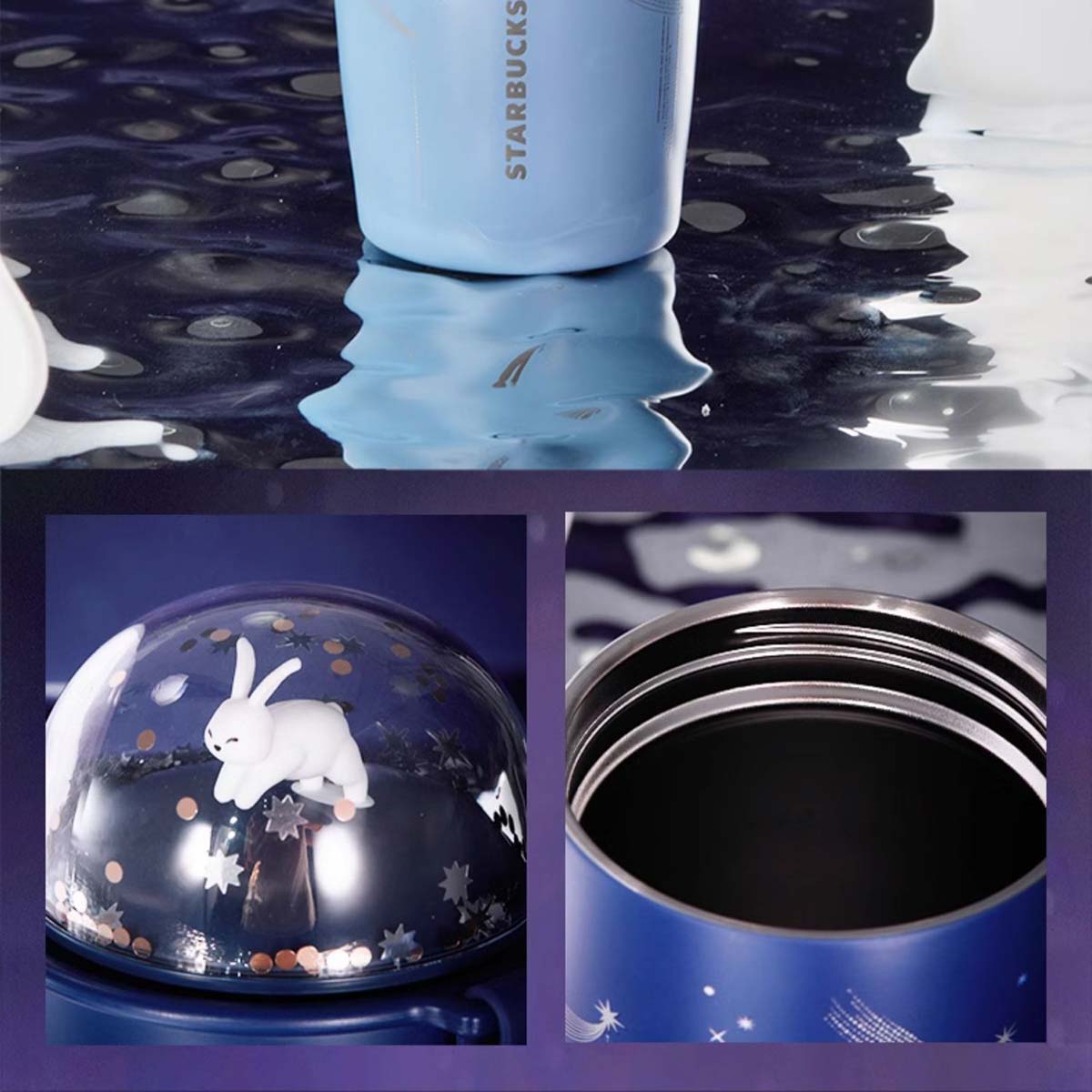 Starbucks China 2023 Jade Rabbit Series Stainless steel insulation cup 591ml Starbucks loveinstarbucks