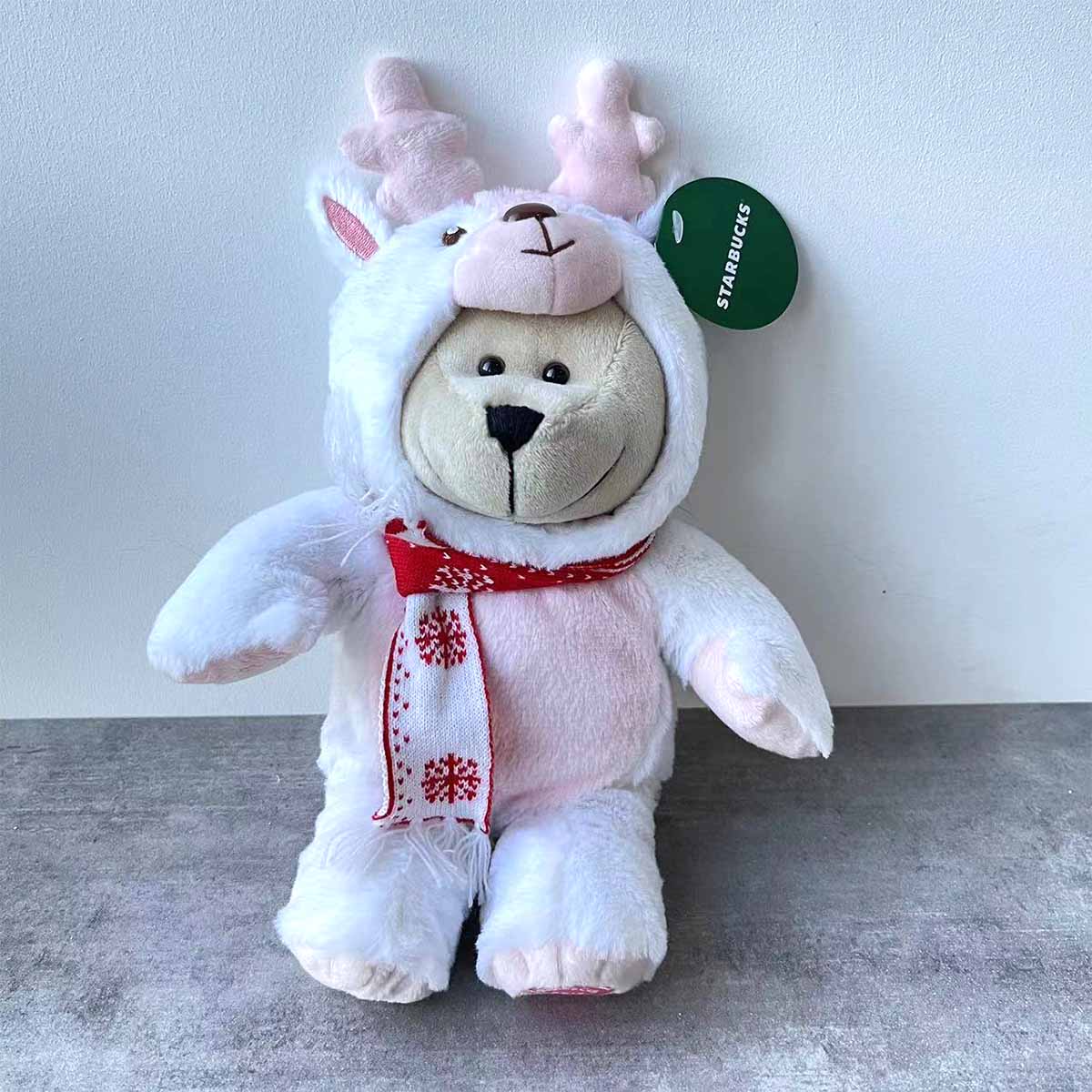 Starbucks China 2019 Moose dress up bear doll 30cm Starbucks loveinstarbucks