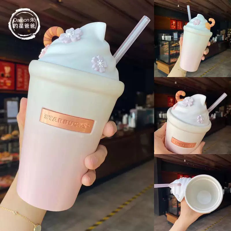 Starbucks 2022 China Sakura Ceramic cup 460ml