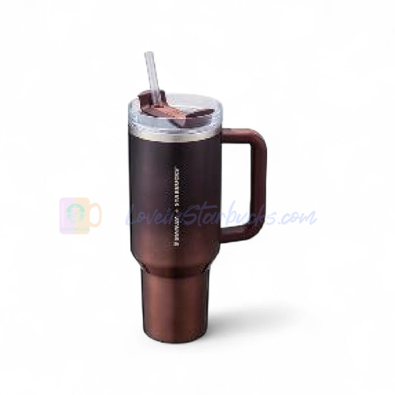 Starbucks Taiwan 2025 Summer1 series Stanley Cocoa Brown Stainless steel cup 40oz