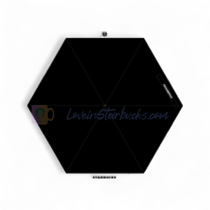Starbucks Taiwan 2025 Summer1 series black umbrella