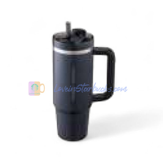 Starbucks Taiwan 2025 autumn black Stanley stainless steel cup 30oz