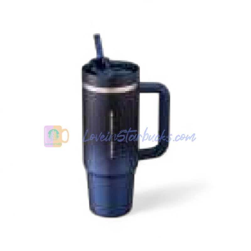 Starbucks Taiwan 2025 autumn blue Stanley stainless steel cup 30oz