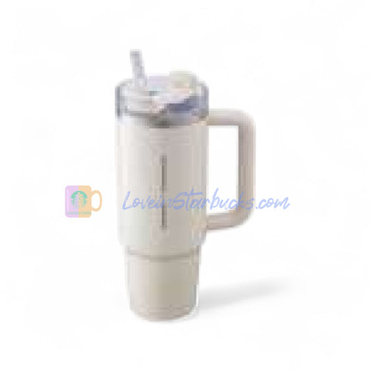 Starbucks Taiwan 2025 autumn beige Stanley stainless steel cup 30oz