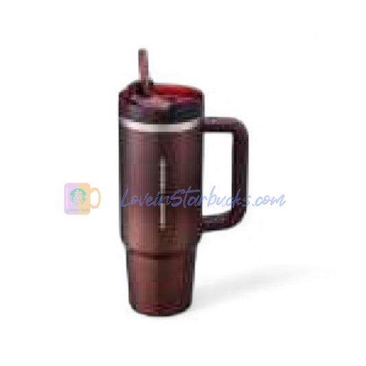 Starbucks Taiwan 2025 autumn brown Stanley stainless steel cup 30oz